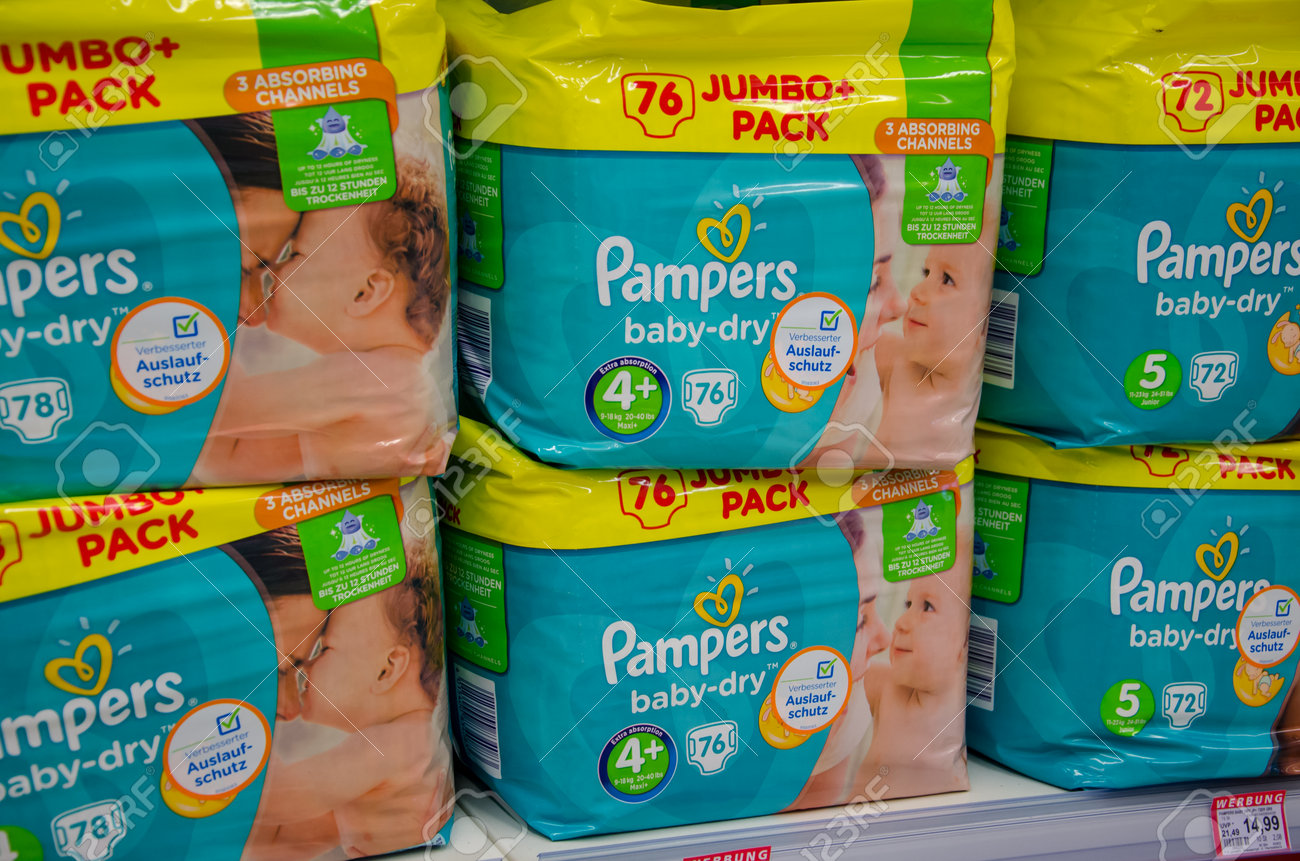 pampers new baby dry 2 144 szt