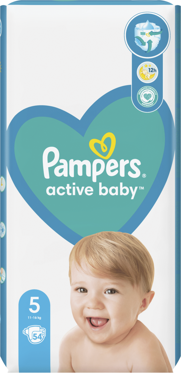 pampers sensitive chusteczki dla niemowląt 4x56 szt