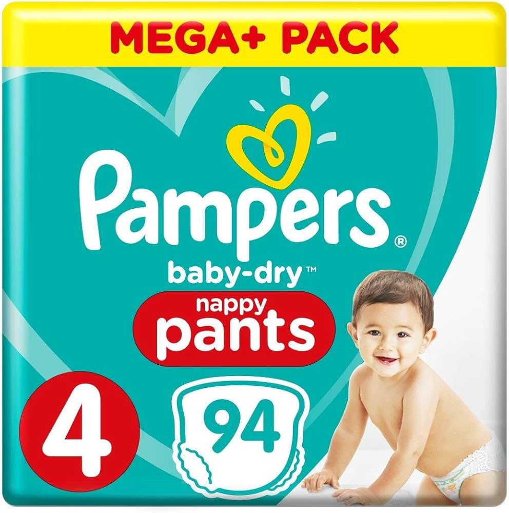 pampers pieluchomajtki pants zapas 4 maxi 176 szt