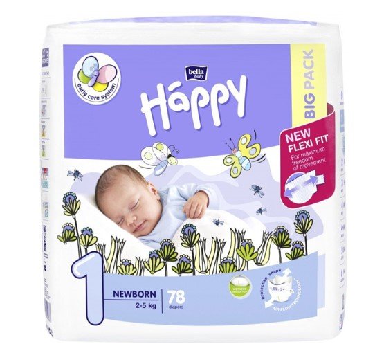 pampers new baby-dry pieluchy 1 newborn