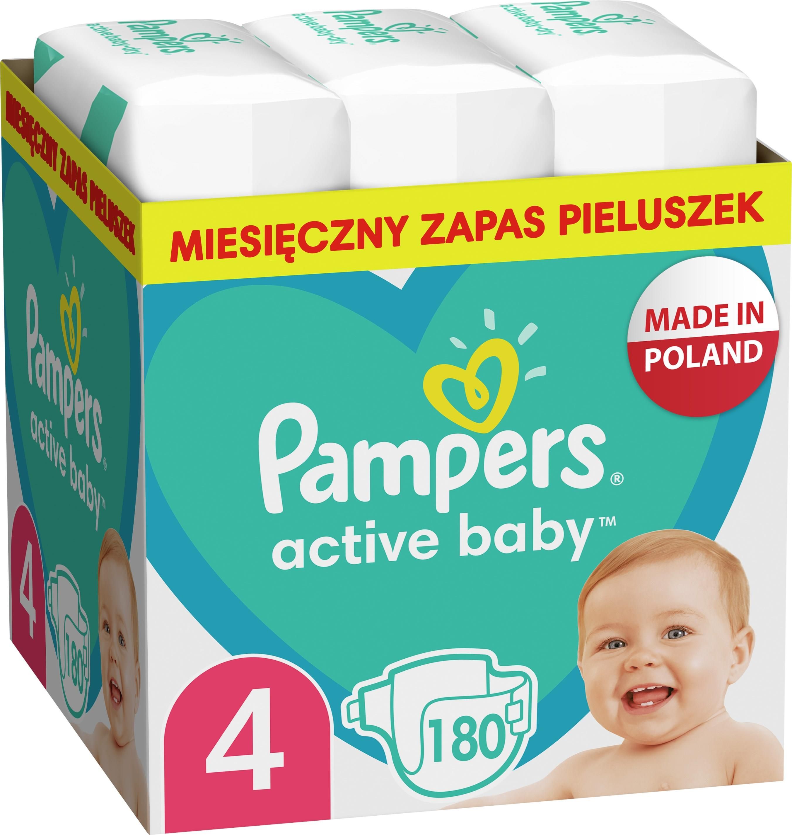 pampers żółte