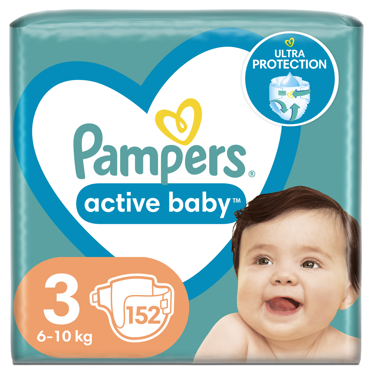 pampers active baby-dry pieluchy jednorazowe rozmiar 3 midi 208 szt