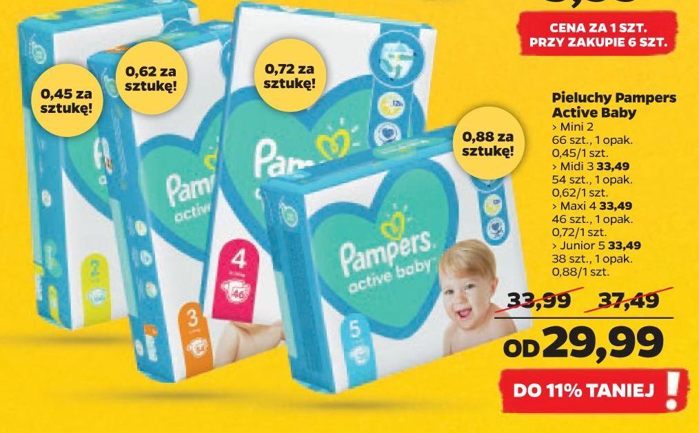 pampers 3 150 szt