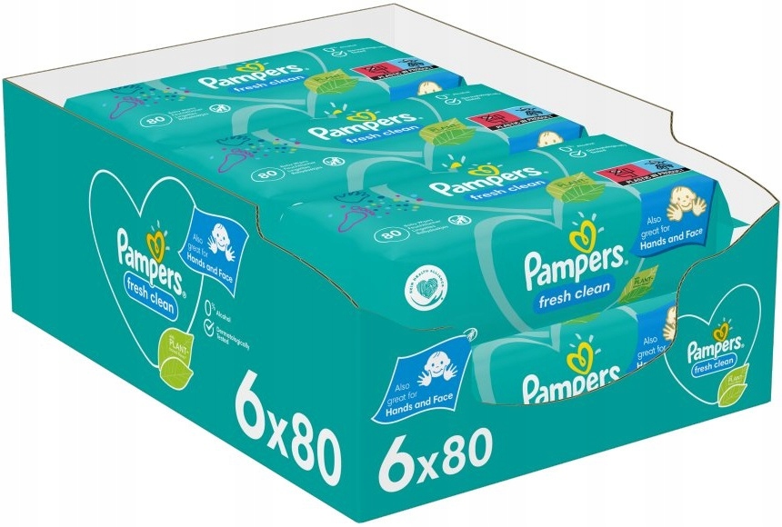 chusteczki nawilżane pampers sensitive 56szt