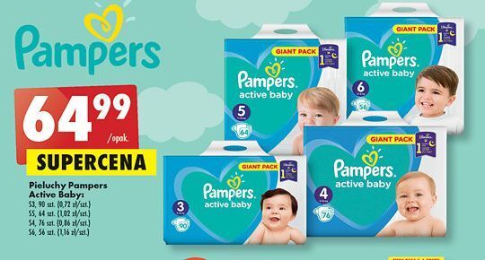 pieluchomajtki pampers 5 48 sztuk