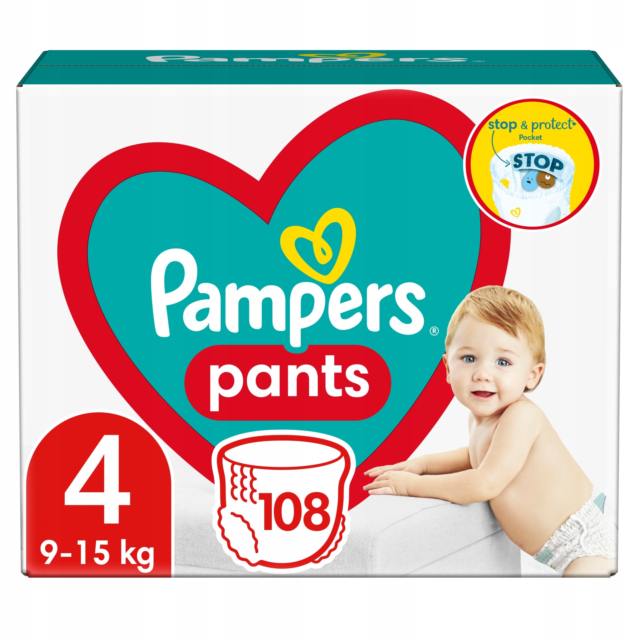 pampers 4 208 szt