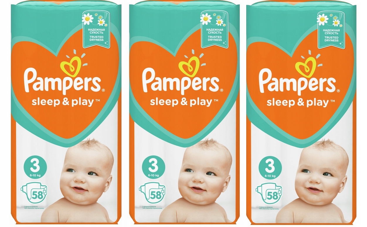 chusteczki pampers 4 pak