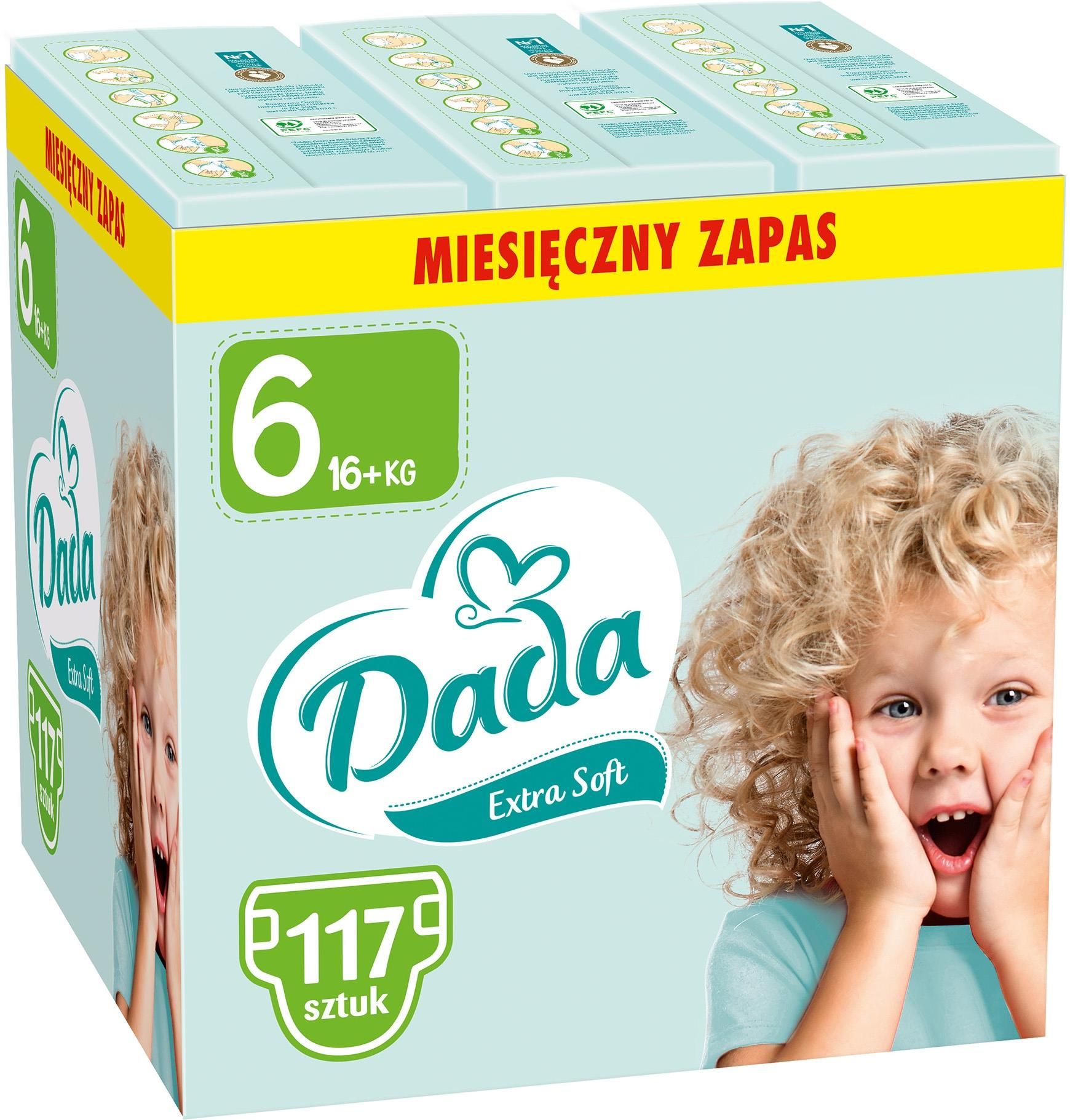 pieluchy dada extra care newborn biedronka