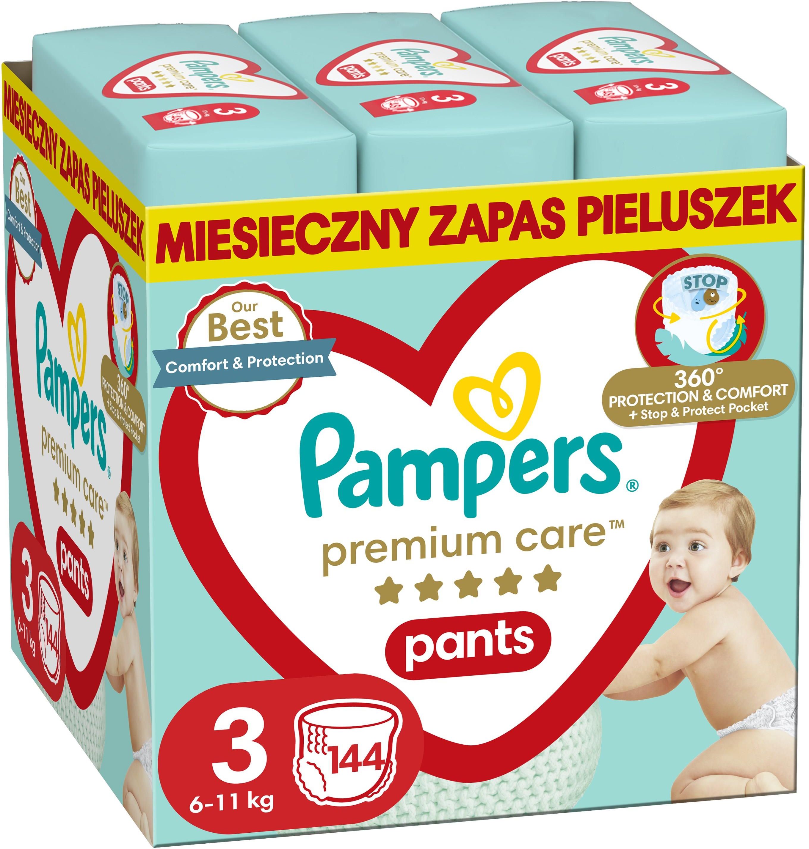 pampers pants dla leżącego dziecka