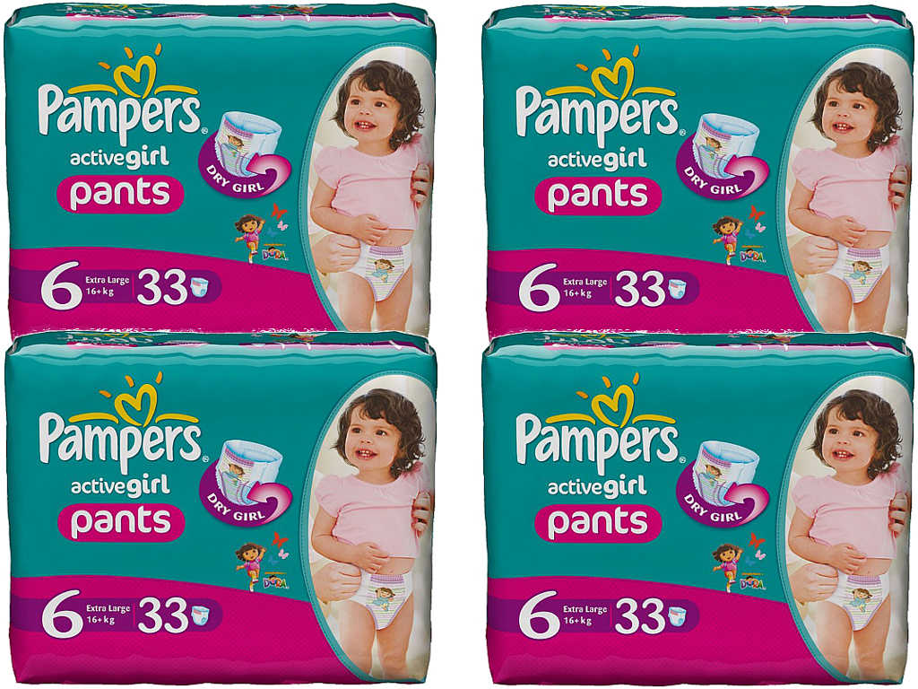 pampers pants 6 132 szt