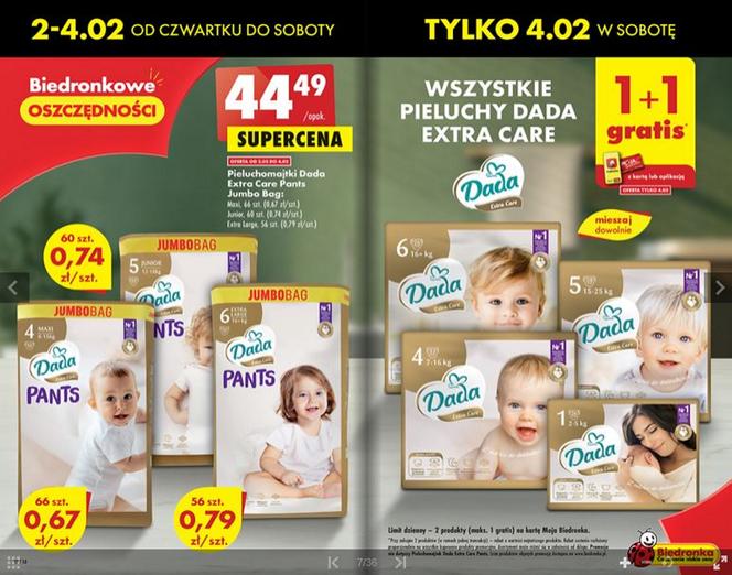 netto pieluchy pampers