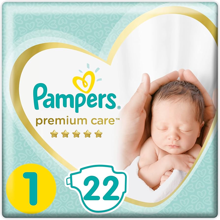 pampers premium care 1 new born 2-5kg