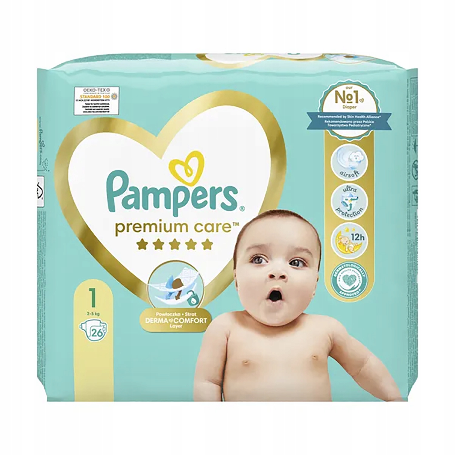 oznaczenia pieluch pampers