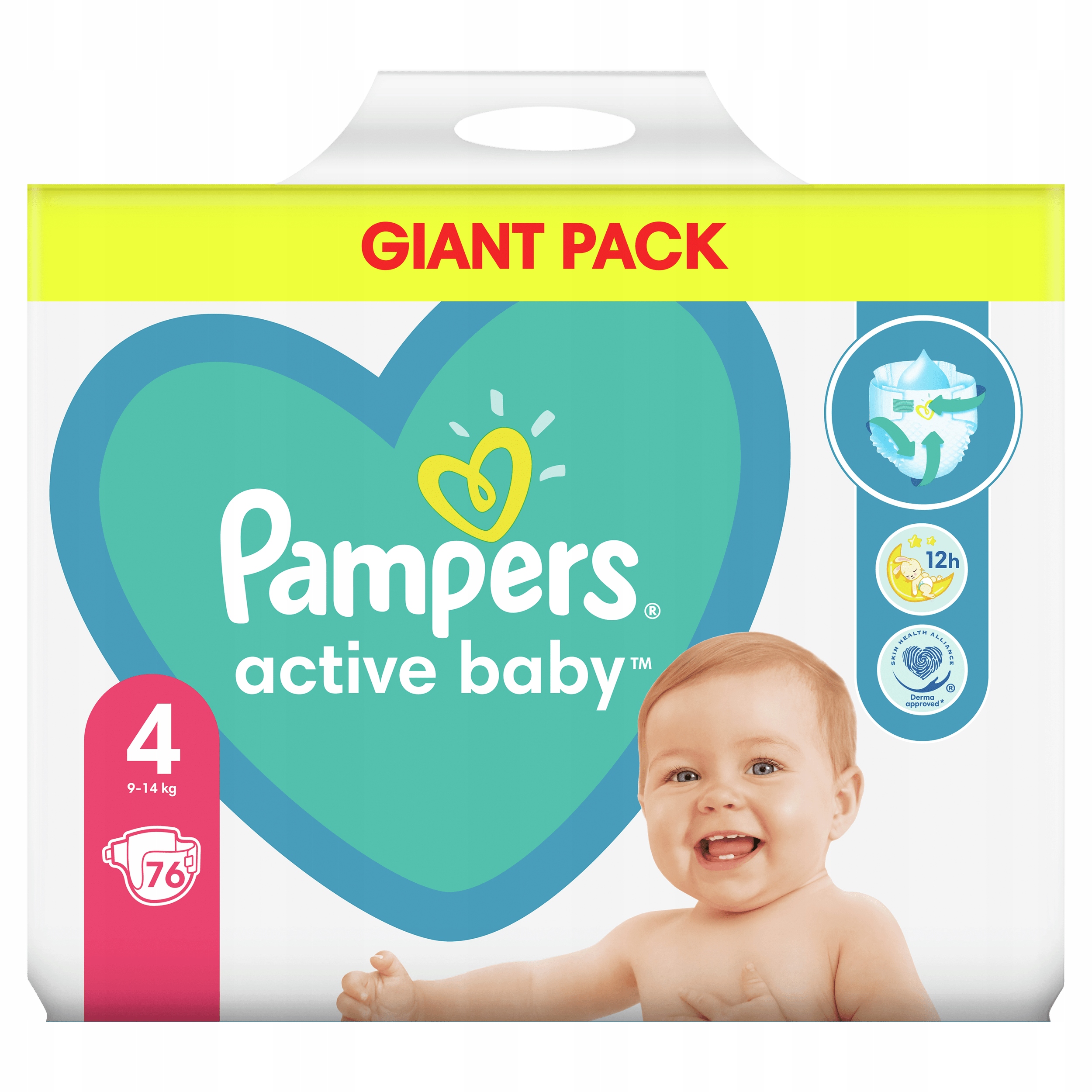 pampers active baby dry giant pack