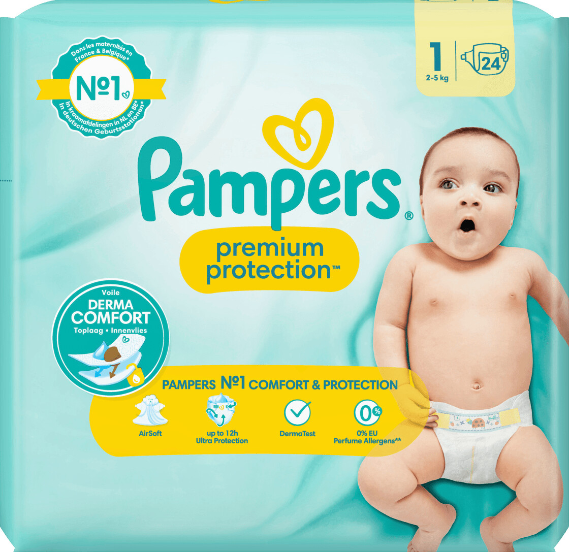 pampers new baby dry pępek