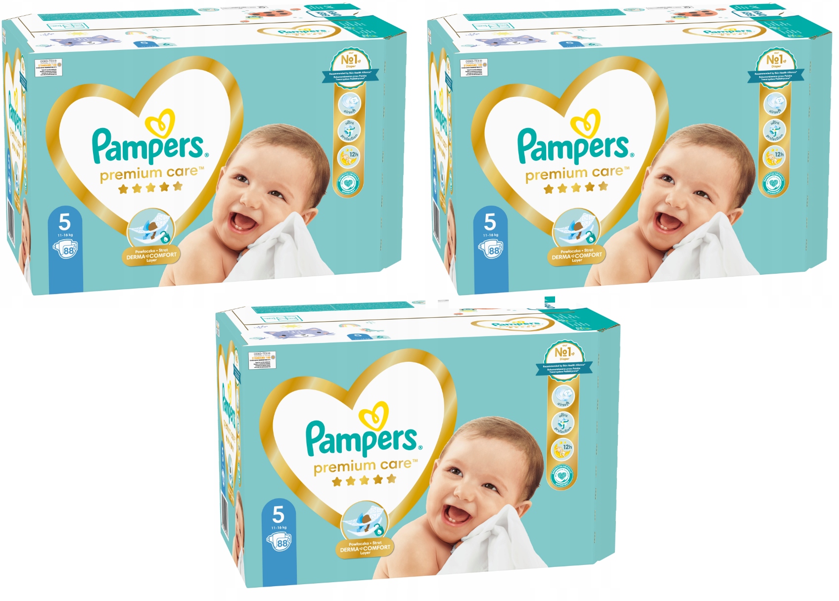 pampers premium care logo