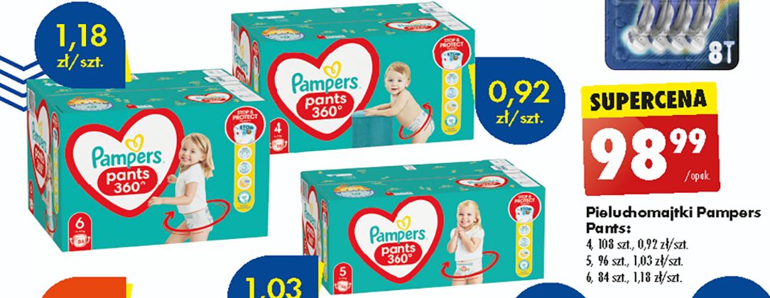 ceneo premium care pampers pants 4