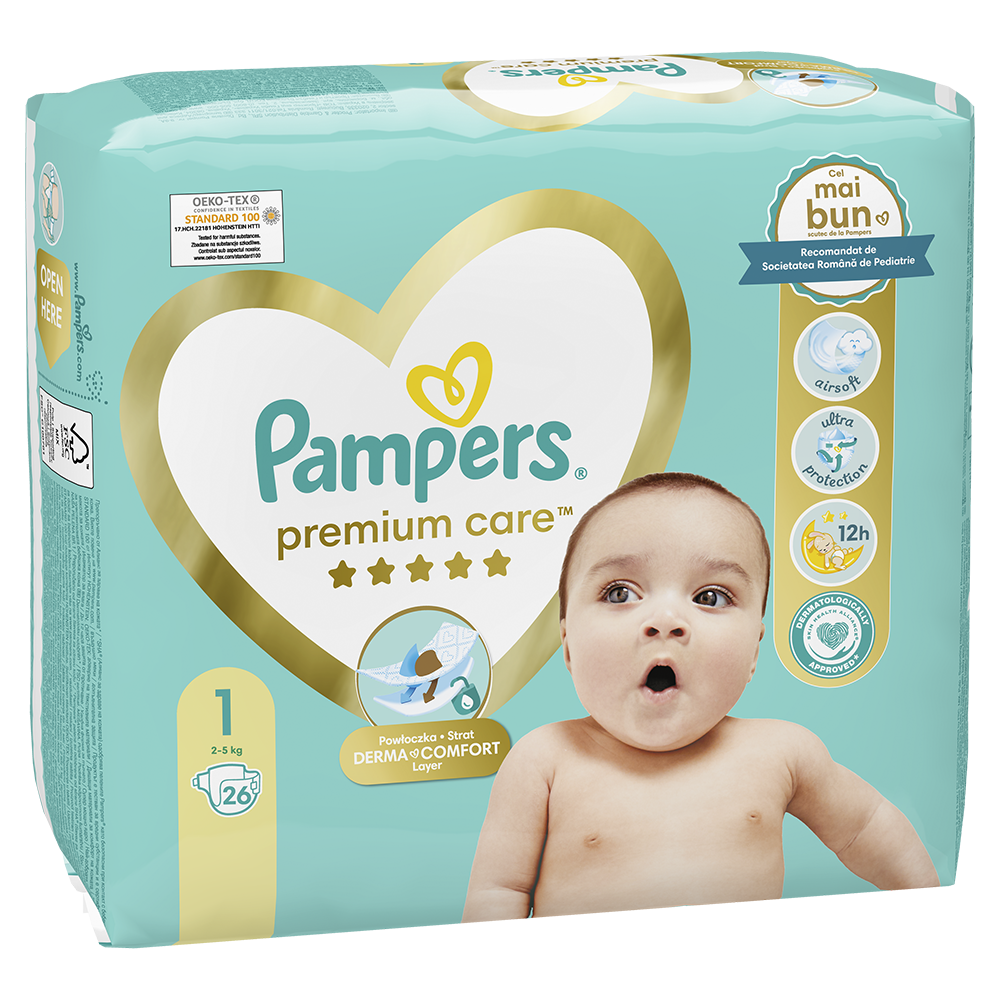 pieluchy pampers 1 ile miesięcy