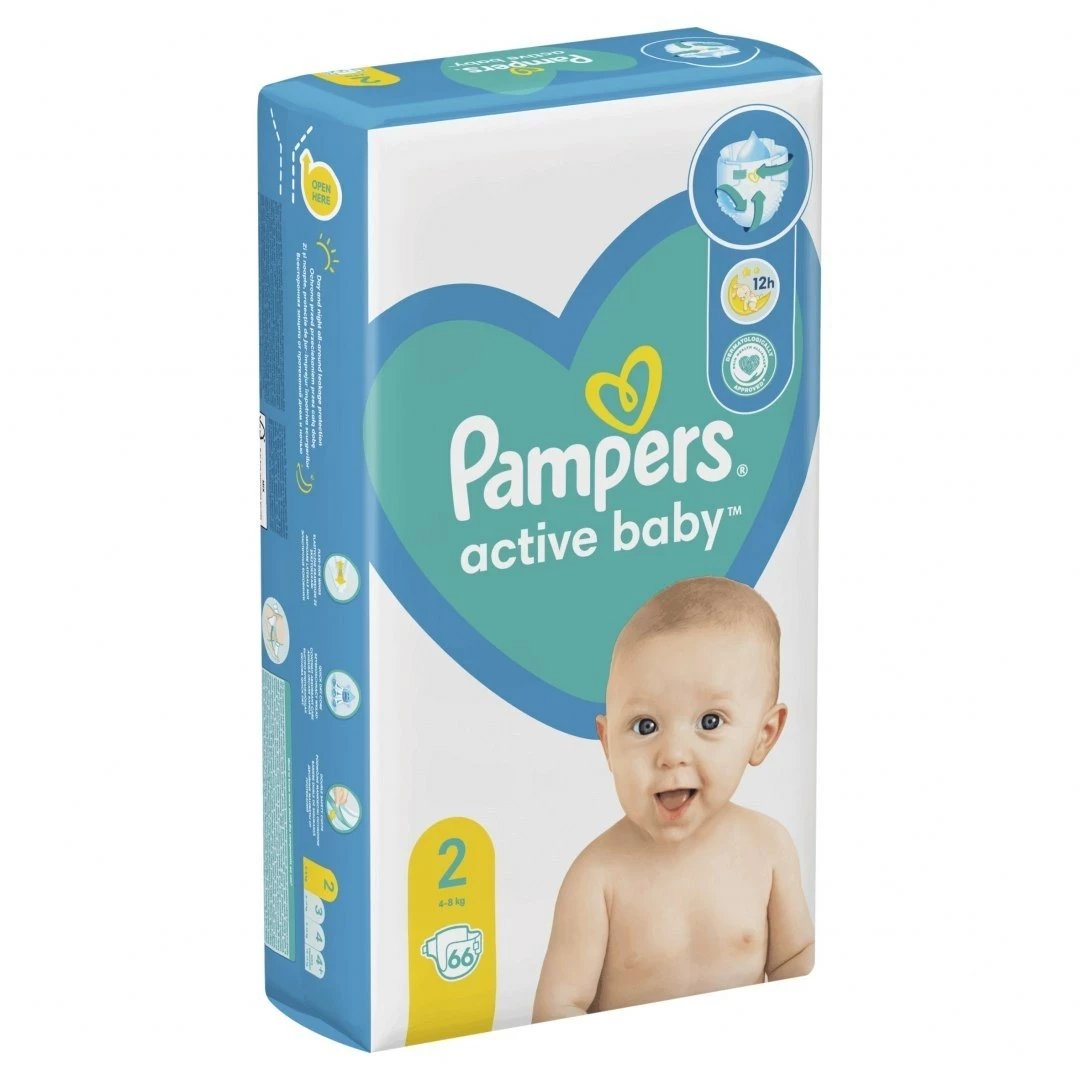 pieluszki pampers active baby 4