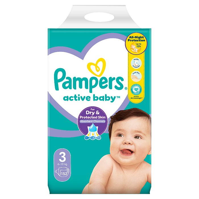 pieluszki pampers 2 mega pack 228