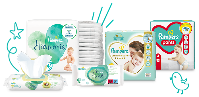 pampers soft