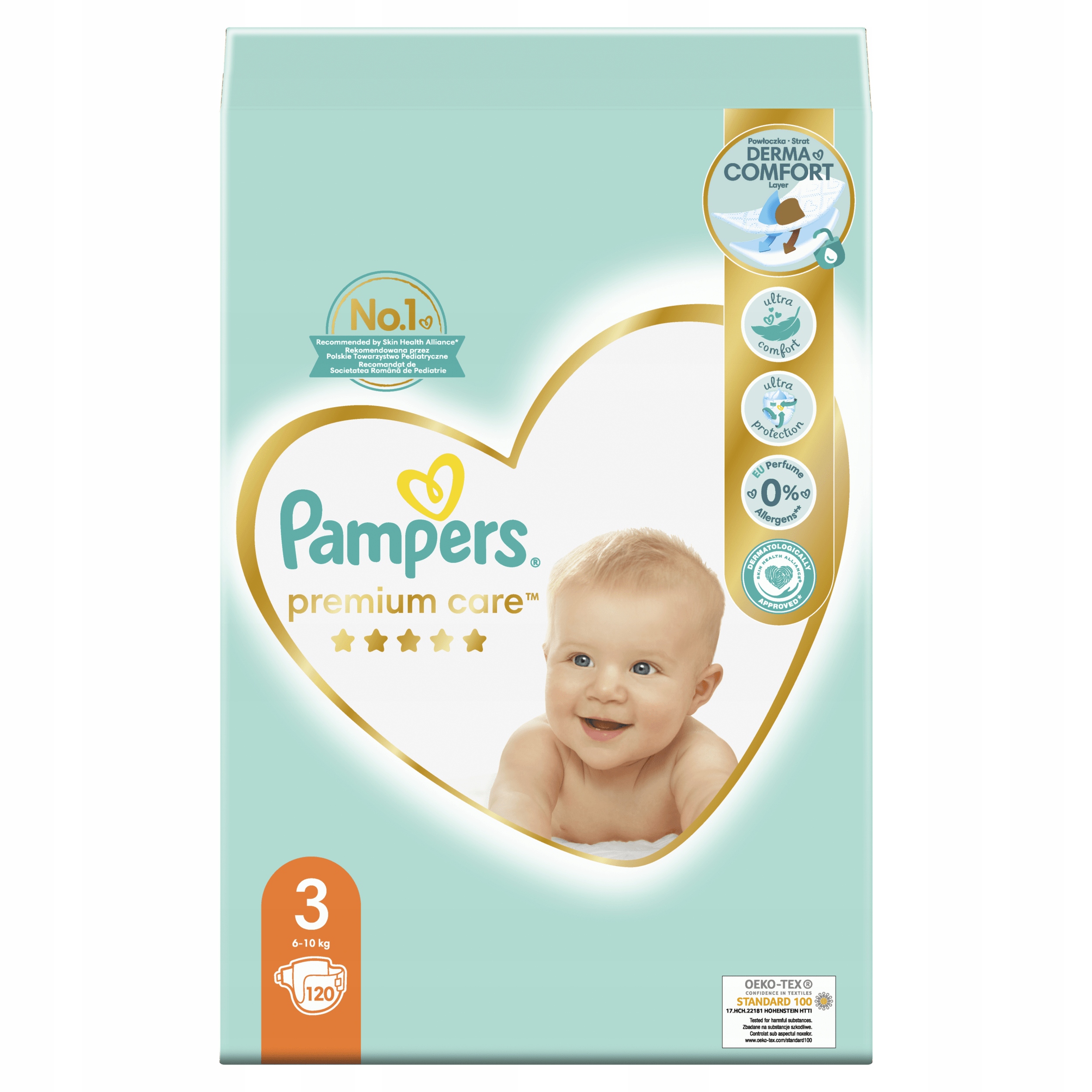 pampers new born husteczki