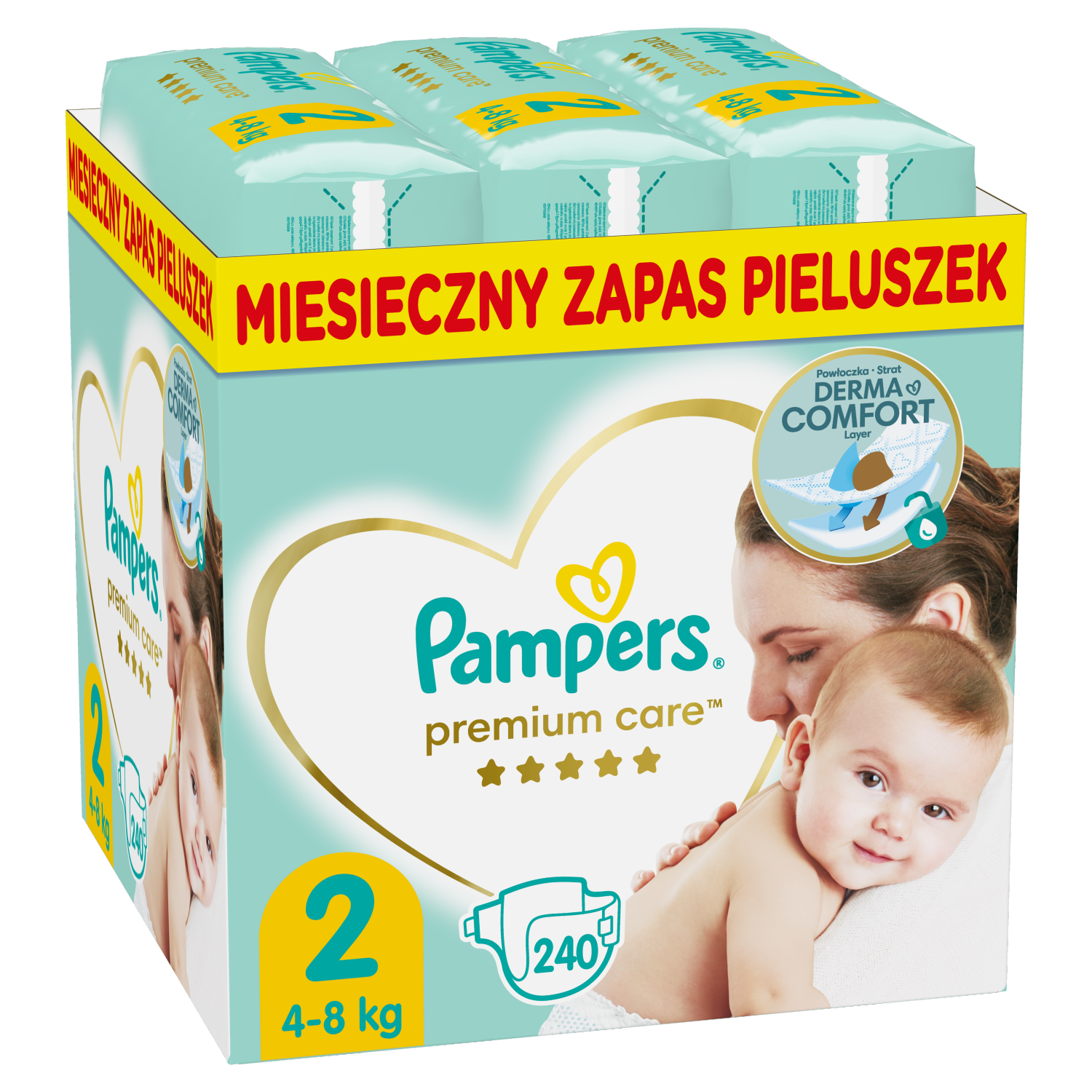 pamper new baby dry 2 80