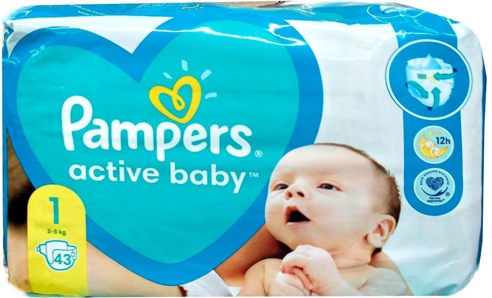 pampers active baby 4 54 szt