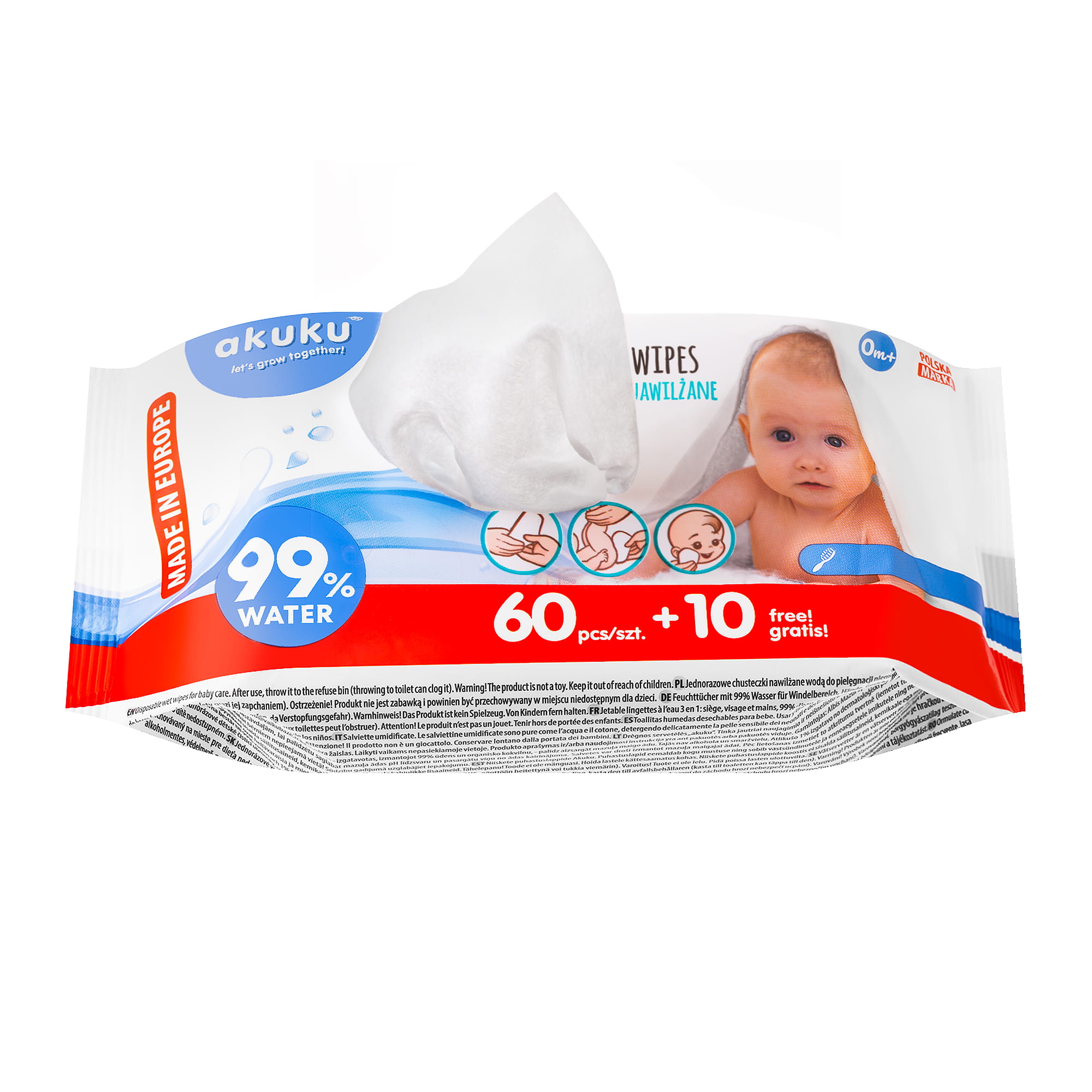 chusteczki pampers 6 pak