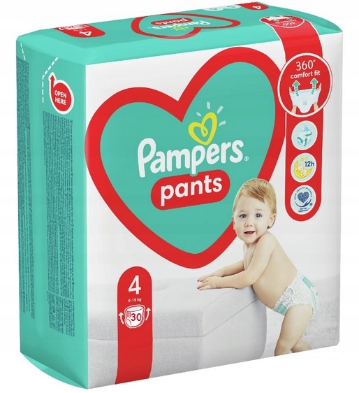 pampers pieluchomajtki rozmiar 4