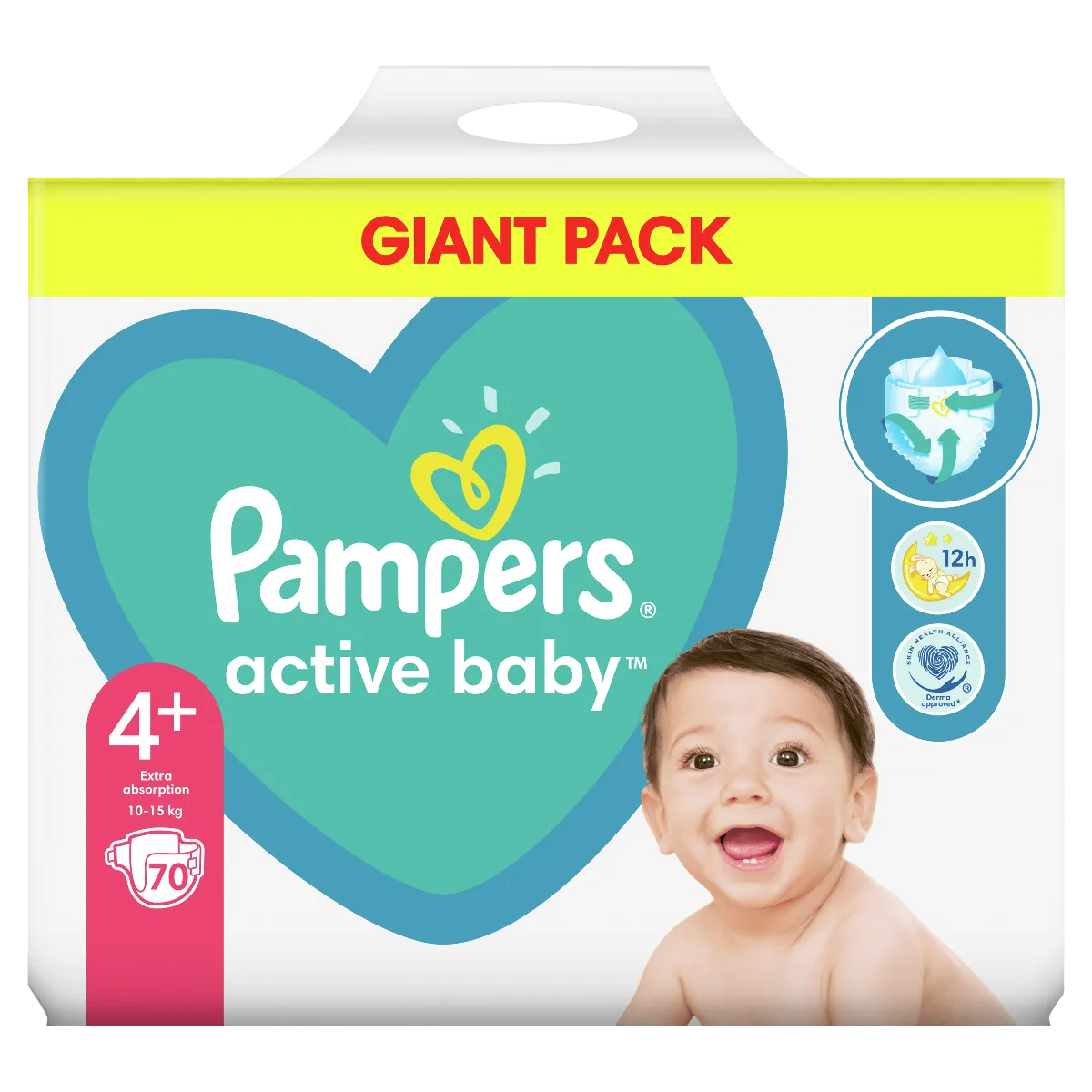 pampers acive baby dry 12-18 50