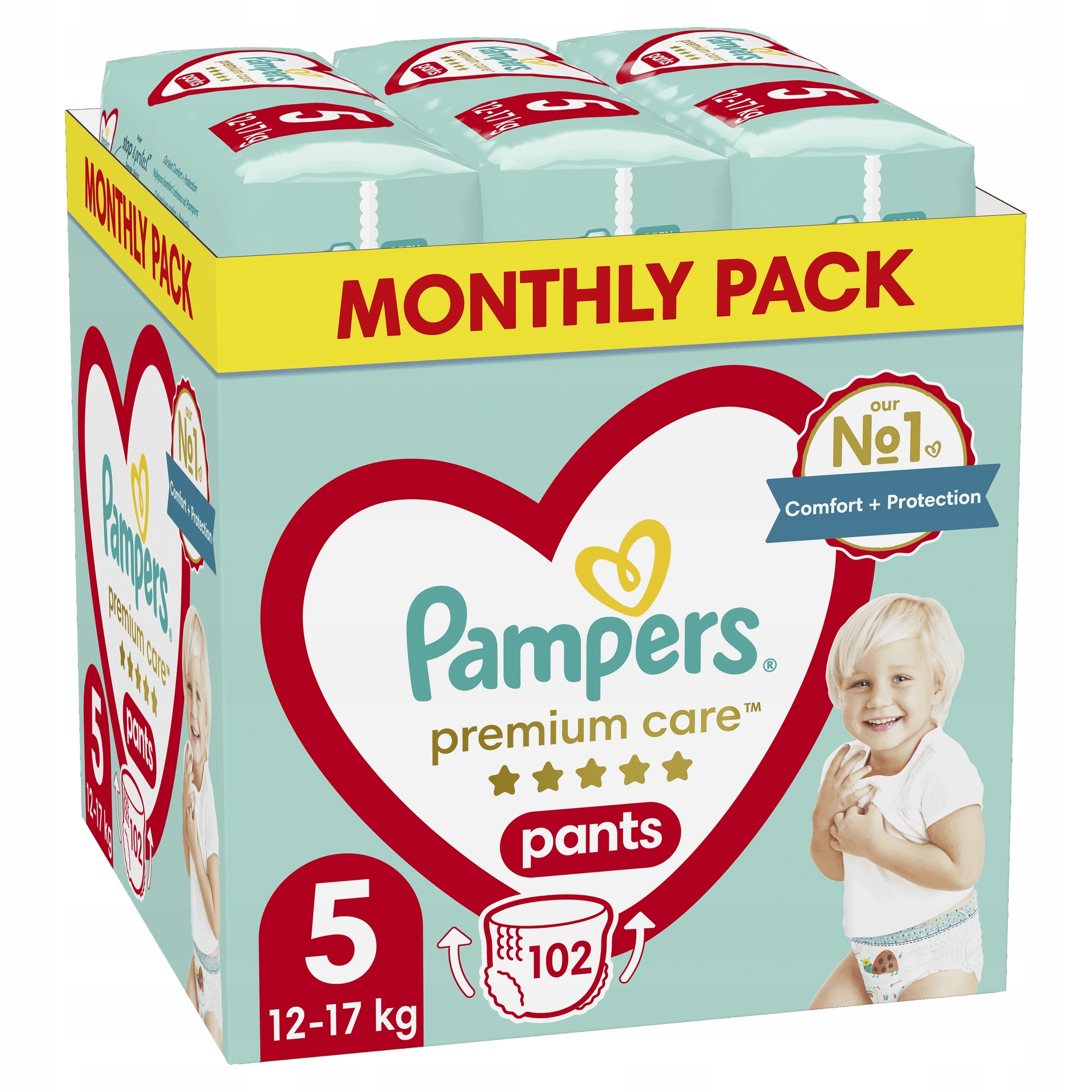 pampers premium care pieluchy 1 newborn 156szt