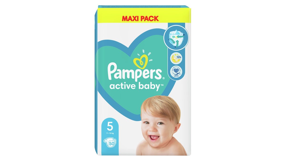 zakladanie pieluchy pampers