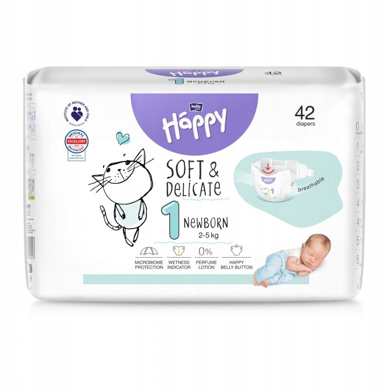 pieluszki pampers premium care newborn 2-5kg 88 szt