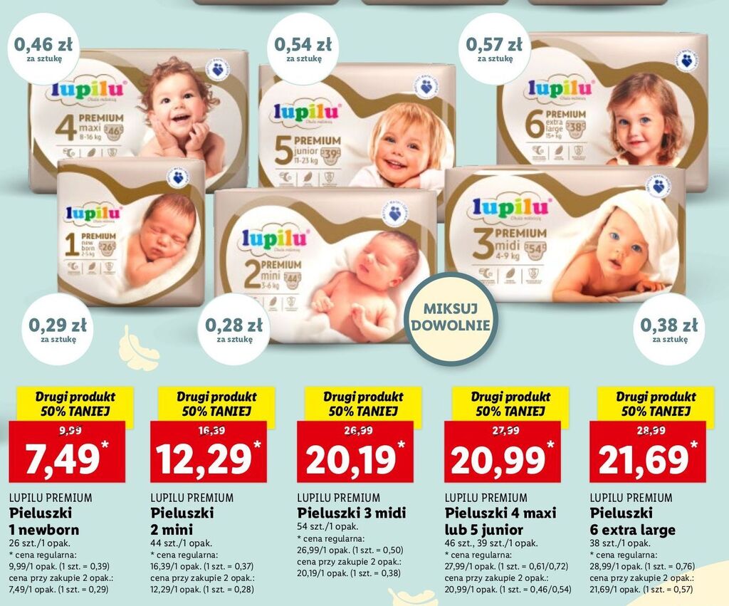 pampers premium care pieluchy rozmiar 1