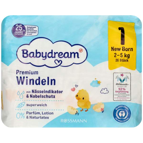 pampers new baby dry pieluchy rozmiar 1 newborn 2-5 kg