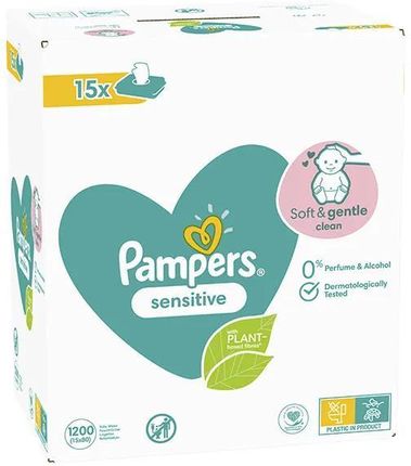 pampers sensitive chustecz allegro