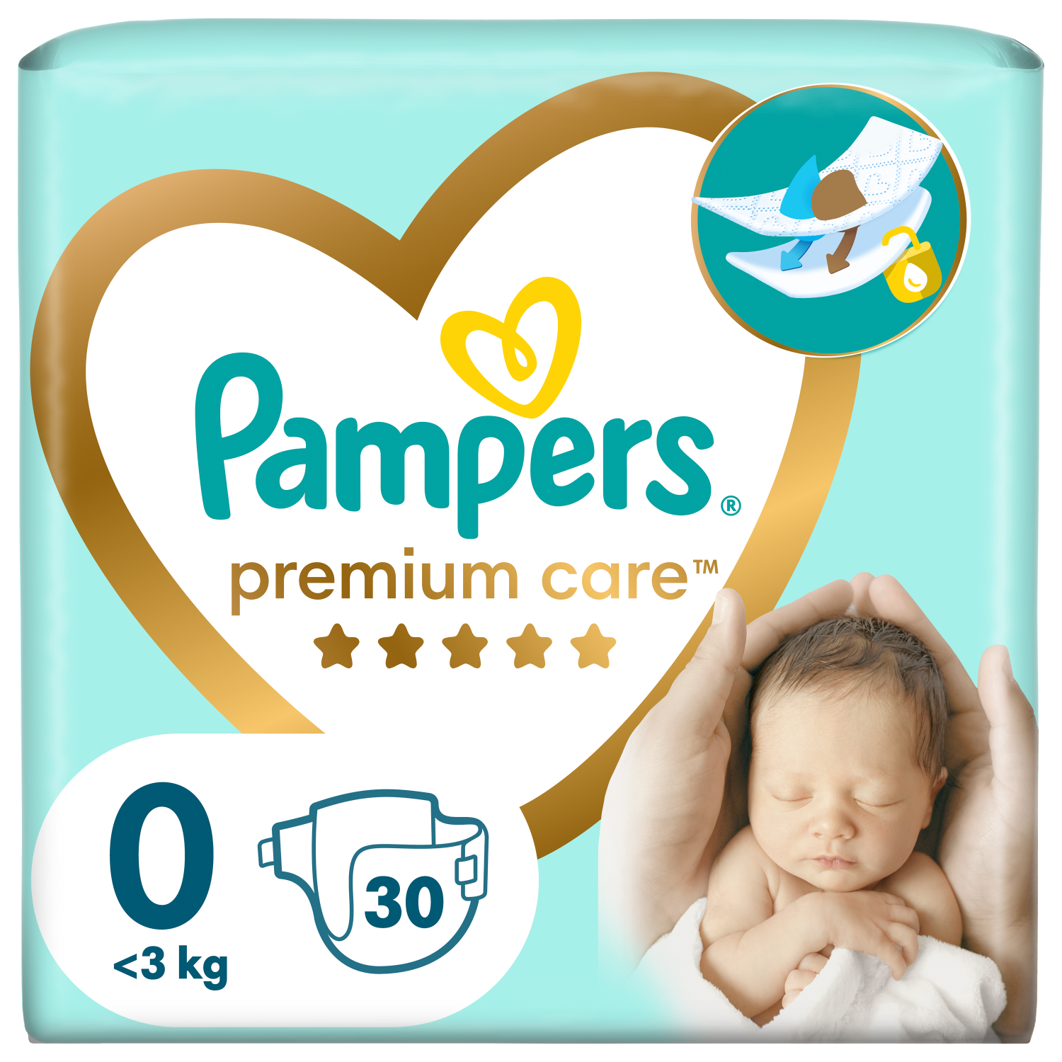 pampers premium care wskaźnik kolor