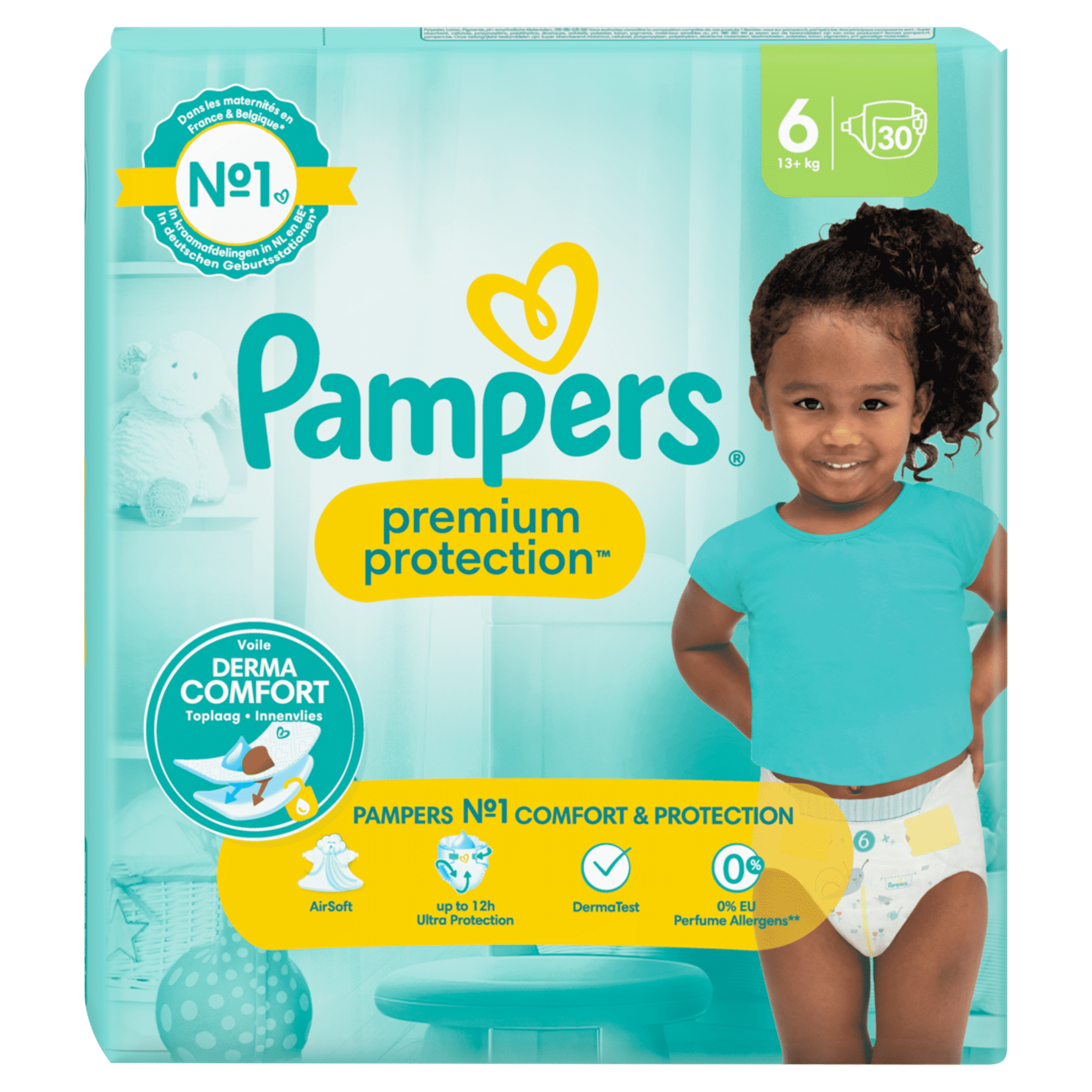 pampers w pudełku