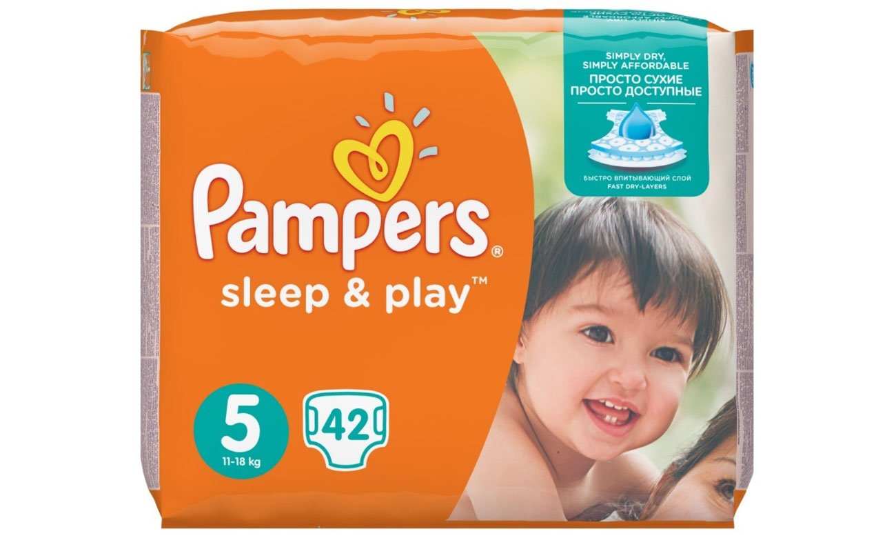 podklad dla niemowlat pampers