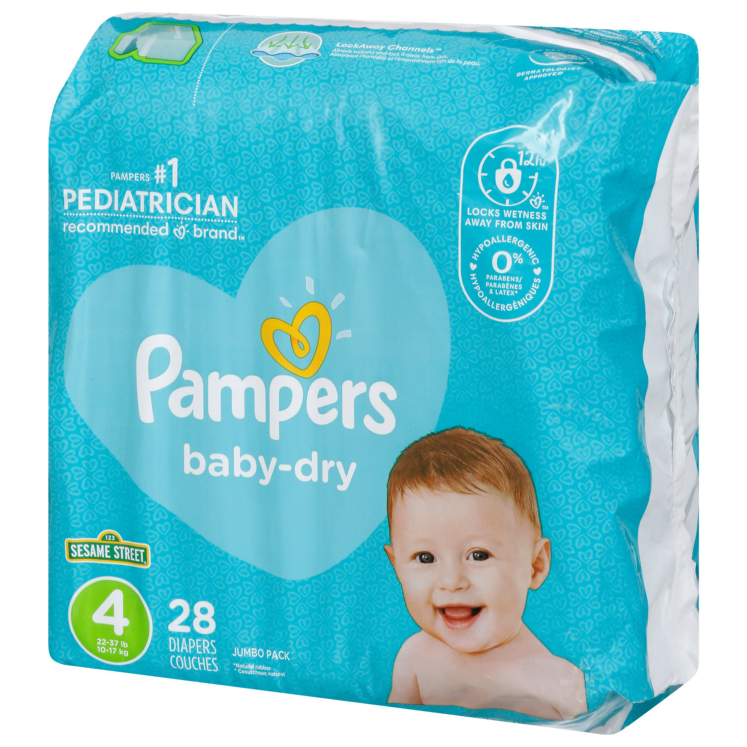 pampers giant pack 108 szt roz 3