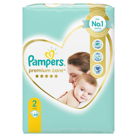 pampers baby dry misure