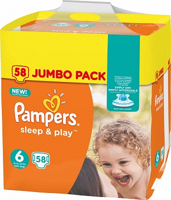 pampers 6 pudelko