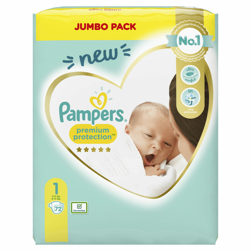 pampers w pudełku