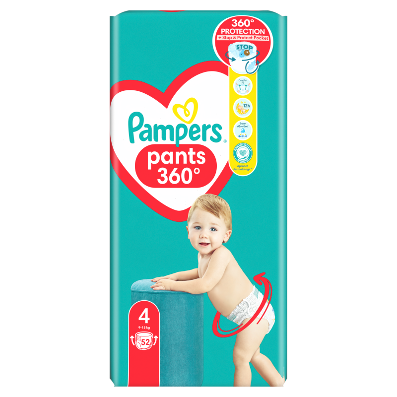 pampers 4 plus 76 szt