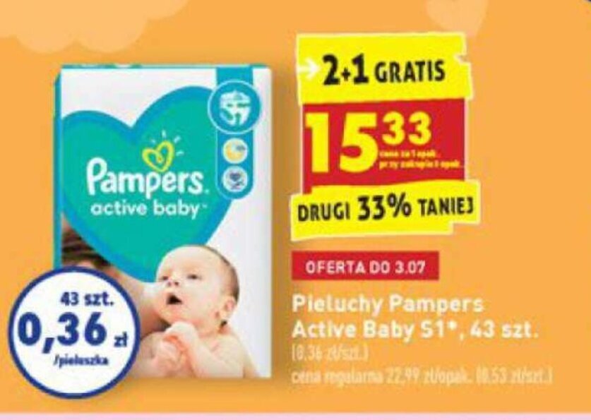 pampers dm babylove3 cena