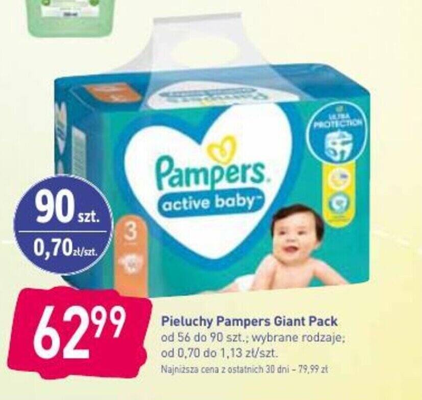 pampers size chart india