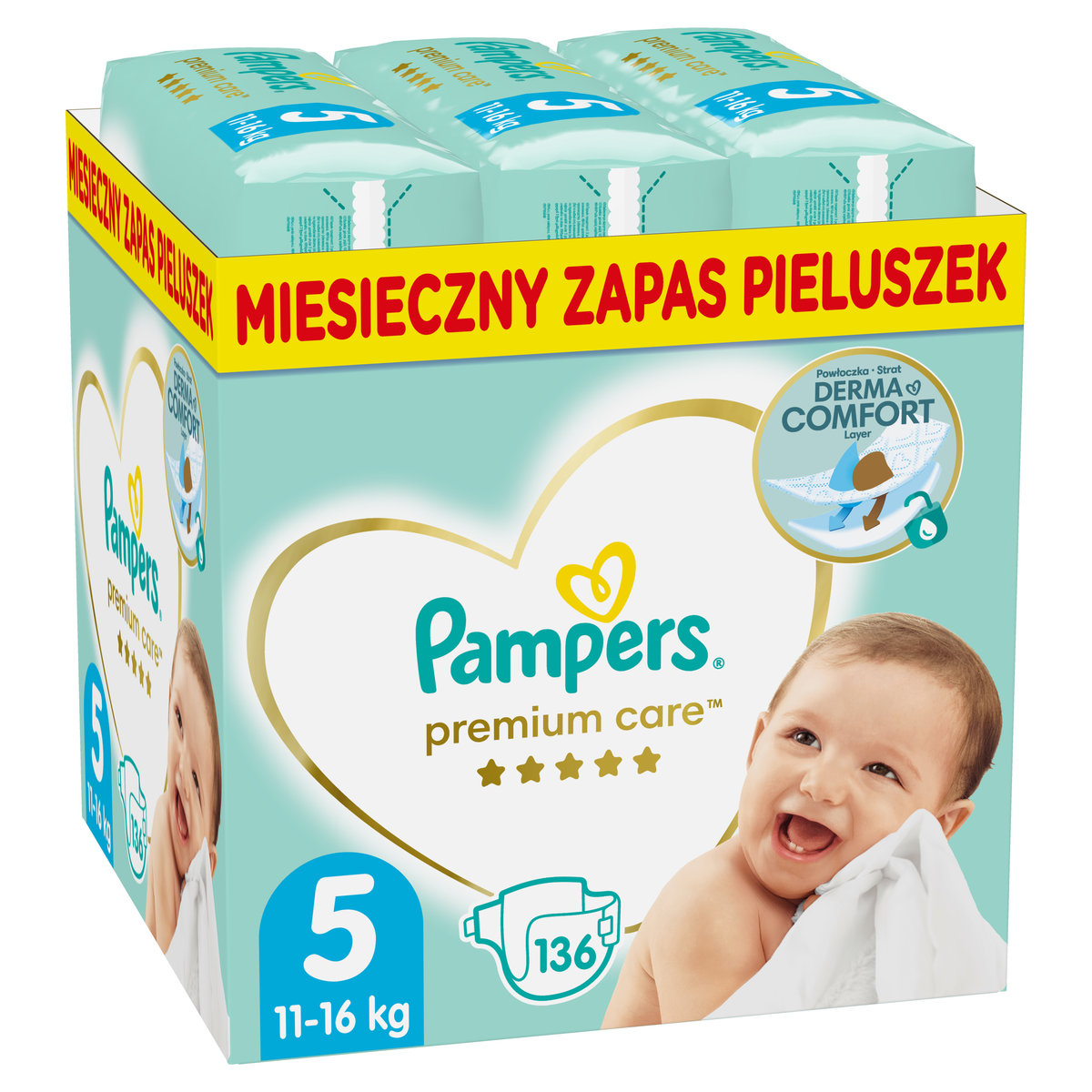 pampers premium care niemowle