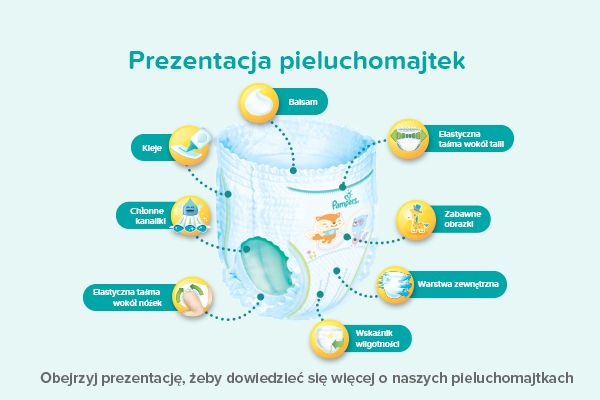 skład pieluch pampers