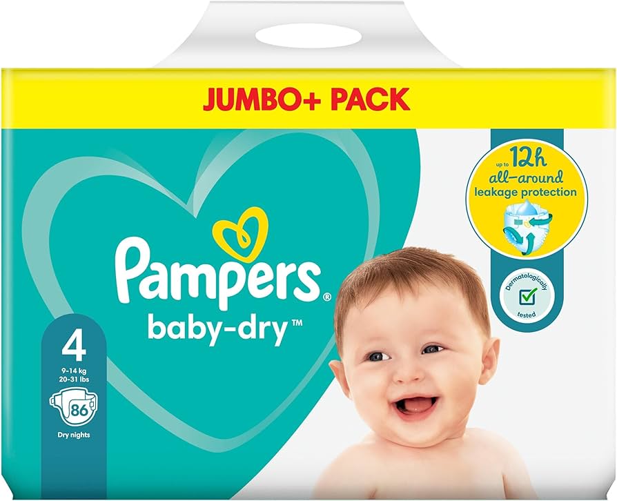 pampers 5-8 kg 208 sztuk